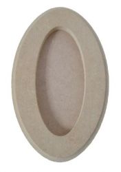 Moldura Oval Pequena - Medida: 26cmX18,6cmX15mm